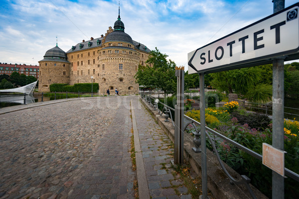 Old medieval castle in Orebro, Sweden, Scandinavia Stock photo © kyolshin