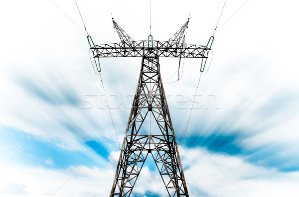 power grid pylon Stock photo © kyolshin