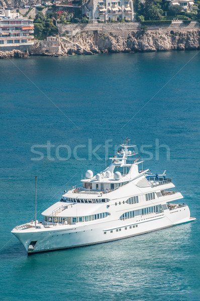 Luxueux yacht voile bleu eau [[stock_photo]] © kyolshin