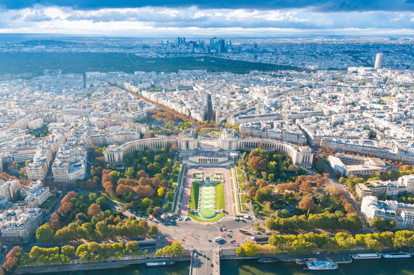 View of Paris from the Eiffel tower. Stock photo © kyolshin