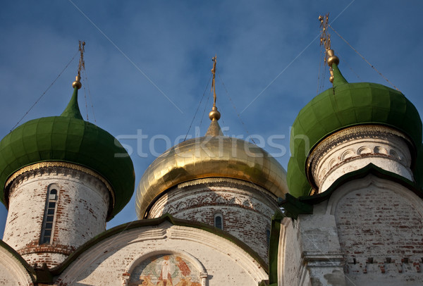 suzdal church domes Stock photo © kyolshin