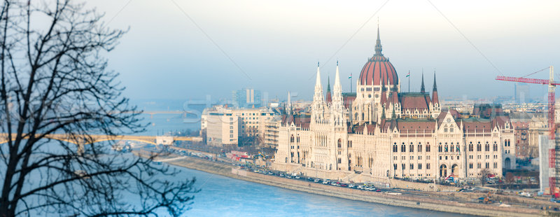 Parliament building in Budapest, Hungary, Europe. Stock photo © kyolshin
