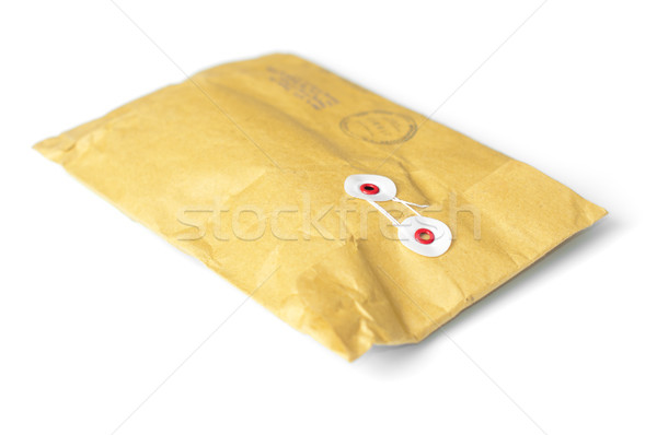 closed yellow parcel Stock photo © kyolshin