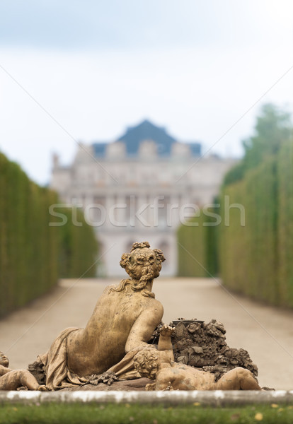 Sculpture jardin versailles classique belle jeune femme [[stock_photo]] © kyolshin