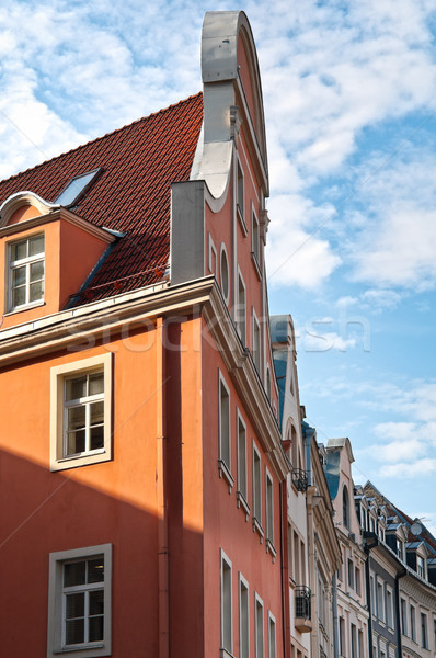 Starych domów centrum Ryga piękna Łotwa Zdjęcia stock © kyolshin