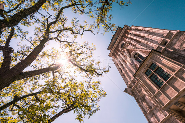 Doek hal toren krakow Polen Europa Stockfoto © kyolshin