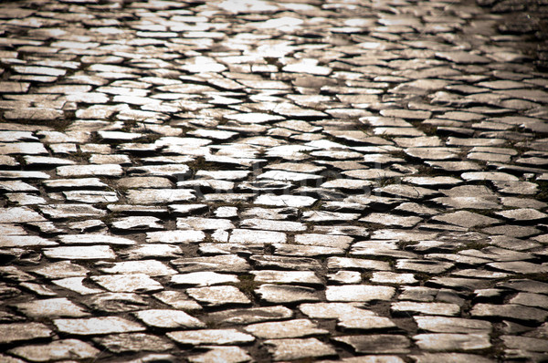 cobblestone road Stock photo © kyolshin
