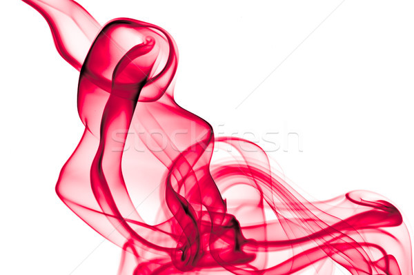 Fum tapet izolat negru abstract roşu Imagine de stoc © kyolshin