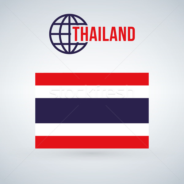 Thaïlande pavillon isolé modernes ombre design Photo stock © kyryloff