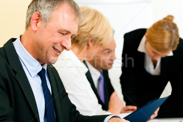 бизнес-команды рабочих заседание малый бизнес команда служба Сток-фото © Kzenon