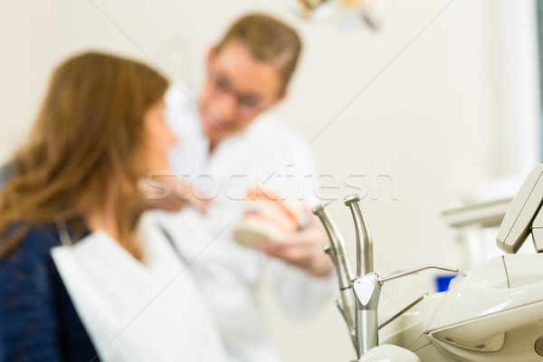 Szerszámok fogorvos különböző vár használt műtét Stock fotó © Kzenon