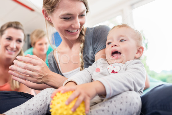 Mum and her baby child in pregnancy recovery course  Stock photo © Kzenon