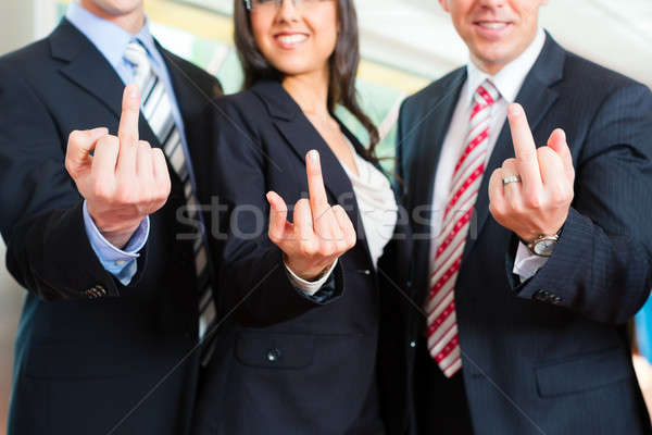 Business - group of businesspeople in office Stock photo © Kzenon