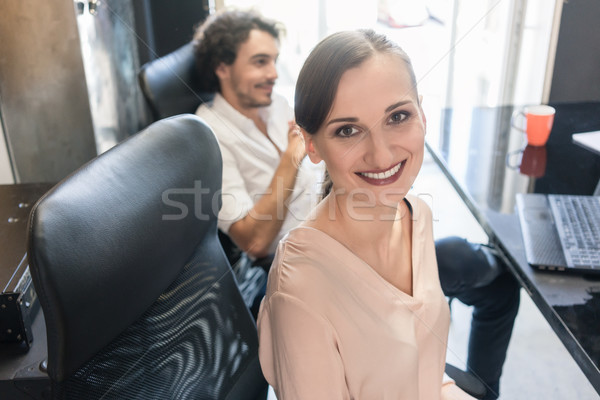 Woman in conference at creative industries agency  Stock photo © Kzenon