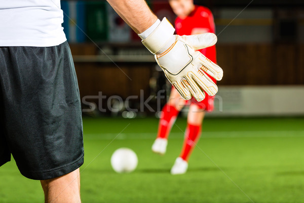 Man scoring a goal Stock photo © Kzenon