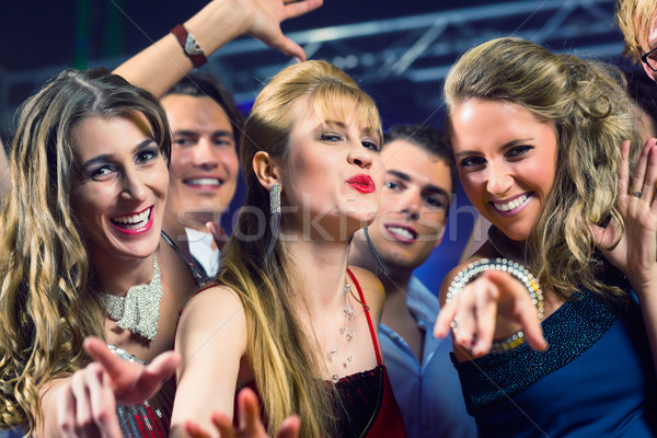 party people dancing in disco club Stock photo © Kzenon