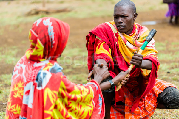 Hommes accord affaires homme pluie [[stock_photo]] © Kzenon