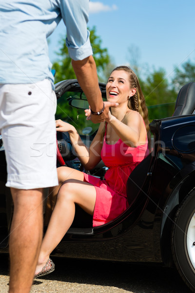 Cabriolet été jour voyage jeunes [[stock_photo]] © Kzenon