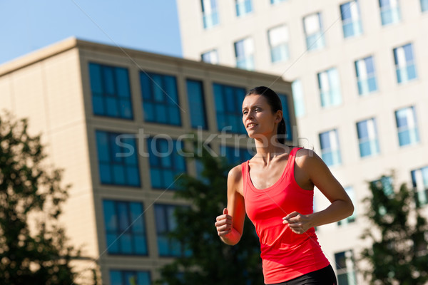 Urban sports - fitness in the city Stock photo © Kzenon