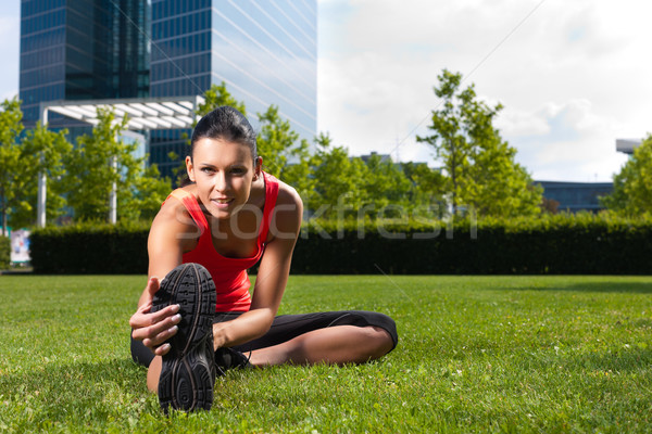Urban sports - fitness in the city Stock photo © Kzenon