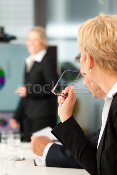 Business - presentation within a team Stock photo © Kzenon