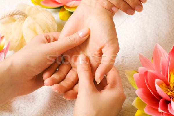 Hand Massage Stock photo © Kzenon