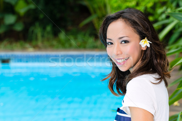 Jeunes asian femme exotique environnement indonésien [[stock_photo]] © Kzenon