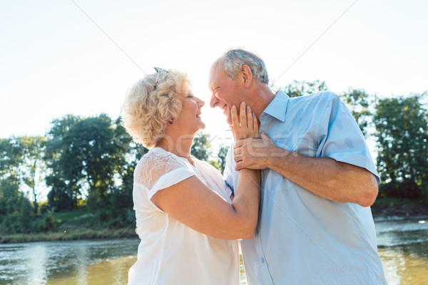 Stockfoto: Romantische · genieten · gezonde · actief · lifestyle