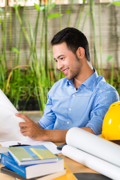 Architect working at home Stock photo © Kzenon