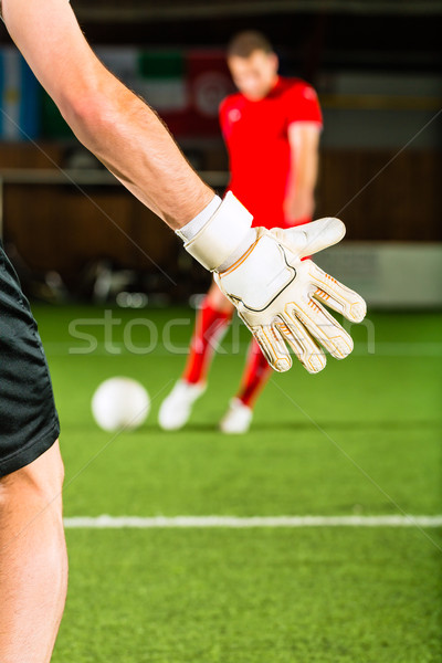 Man scoring a goal Stock photo © Kzenon