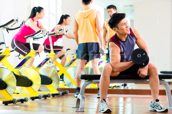 商業照片: 亞洲的 · 人 · 運動 · 健身 · 健身房