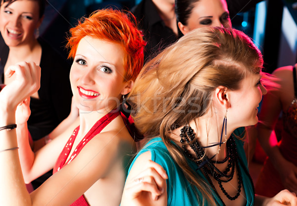 Frauen Club Disco Tanz Modelle Stock foto © Kzenon