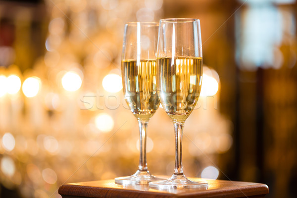 Two glasses of champagne Stock photo © Kzenon