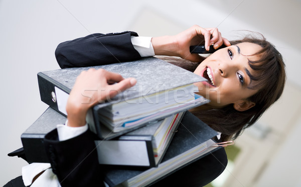 Stressed but successful Stock photo © Kzenon