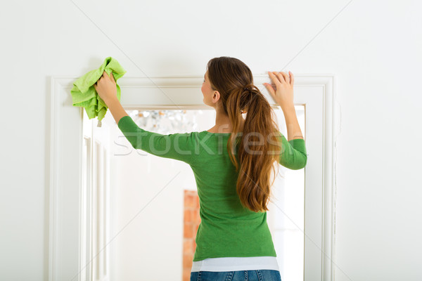 Woman at the spring cleaning Stock photo © Kzenon
