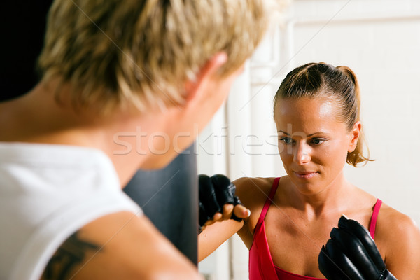 Martial Arts Couple Stock photo © Kzenon