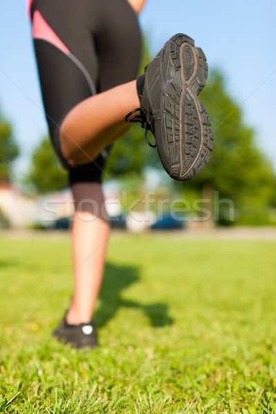 Urban sports - fitness in the city Stock photo © Kzenon