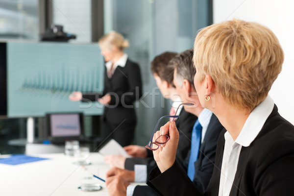 Business - presentation within a team Stock photo © Kzenon