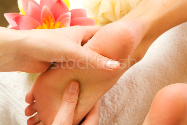Feet massage Stock photo © Kzenon