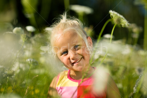 Girl in summer Stock photo © Kzenon