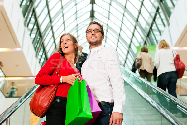 Man and woman in shopping mall  Stock photo © Kzenon