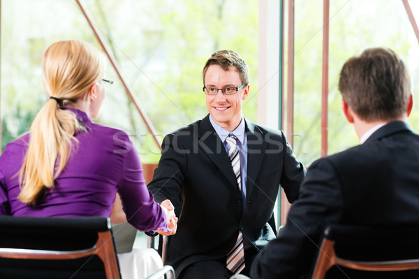 Stock photo: Business - Job Interview with HR and applicant