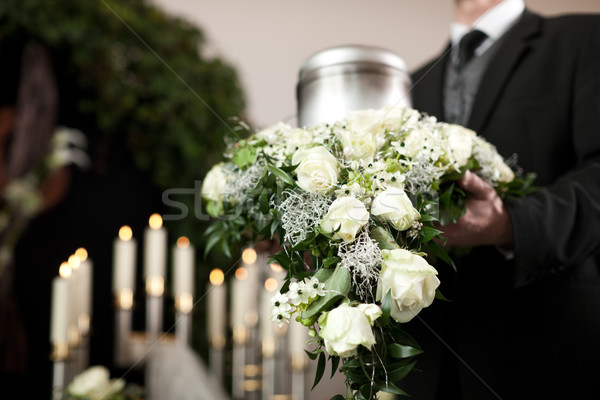 Grief - Funeral and cemetery Stock photo © Kzenon