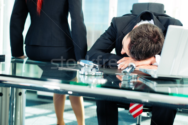 Business - stress in the office Stock photo © Kzenon