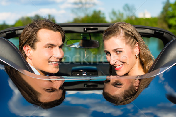 Cabriolet été jour voyage jeunes [[stock_photo]] © Kzenon