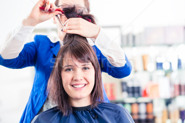 парикмахер женщину волос магазин женщины Сток-фото © Kzenon
