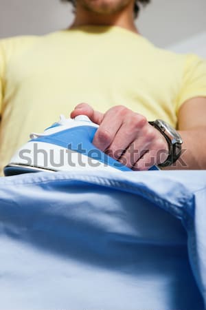 Hand of a doctor measuring the blood pressure of a patient Stock photo © Kzenon