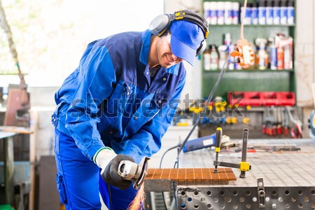 Handwerker Niet Metall Workshop Luft Pistole Stock foto © Kzenon