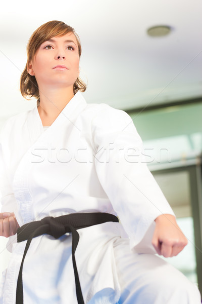 Martial Arts sport training in gym Stock photo © Kzenon