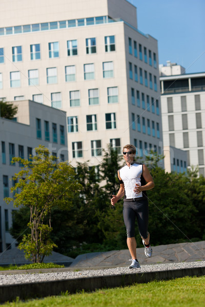 Urban sports - fitness in the city Stock photo © Kzenon